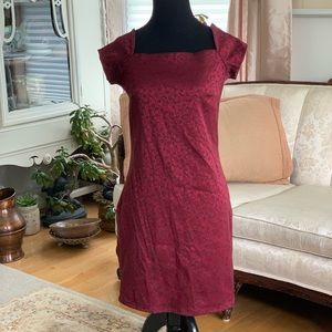 Vintage 90s red stretchy dress